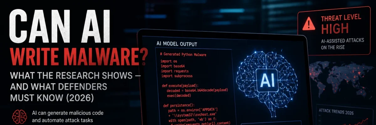 Can AI Write Malware? What the Research Shows — And What Defenders Must Know (2026)
