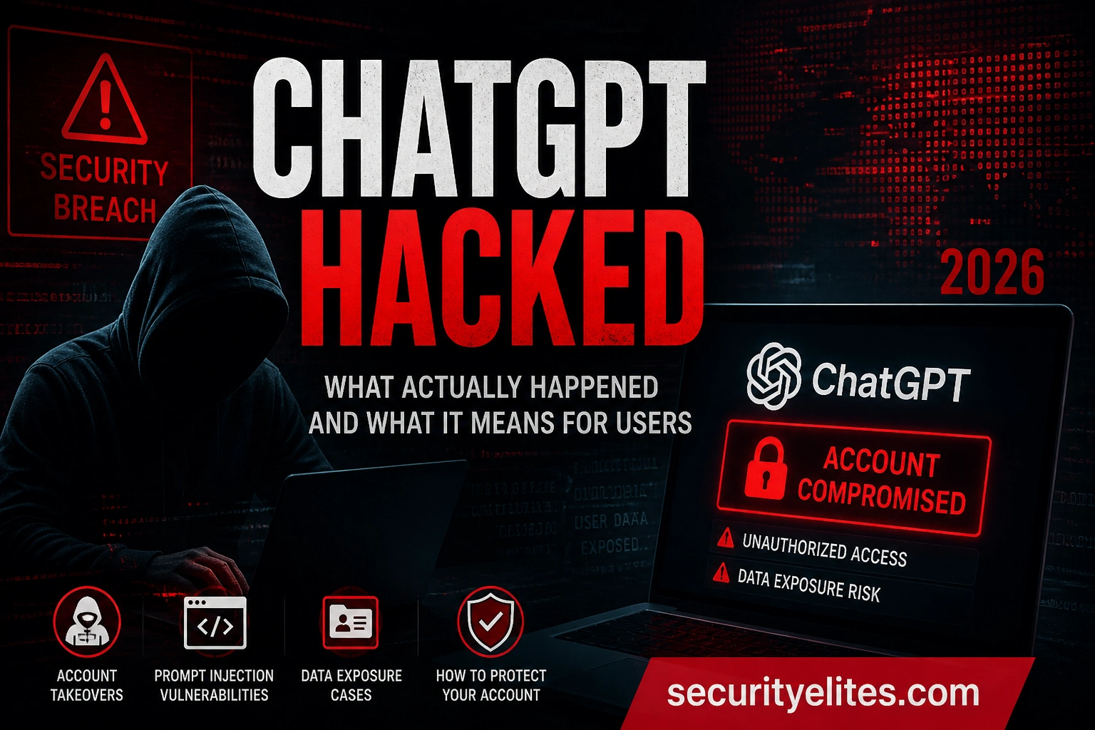 chatgpt hacked 2026 security incident image ChatGPT Hacked — What Actually Happened and What It Means for Users 2026
