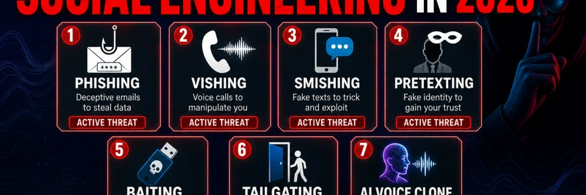How Hackers Use Social Engineering in 2026 — 7 Manipulation Techniques That Actually Work