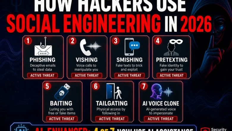 How Hackers Use Social Engineering in 2026 — 7 Manipulation Techniques That Actually Work