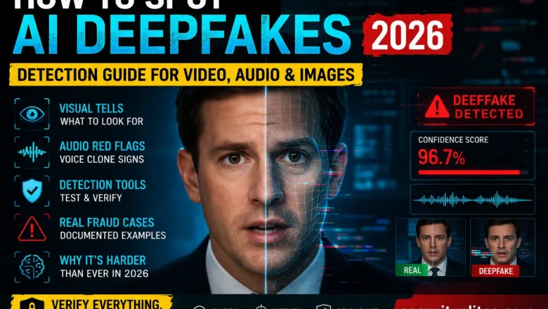 How to Spot AI Deepfakes 2026 — Detection Guide for Video, Audio and Images