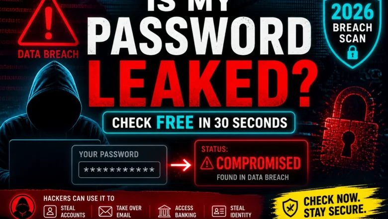 Is My Password Leaked? Check for Free 2026 — Complete Breach Check Guide