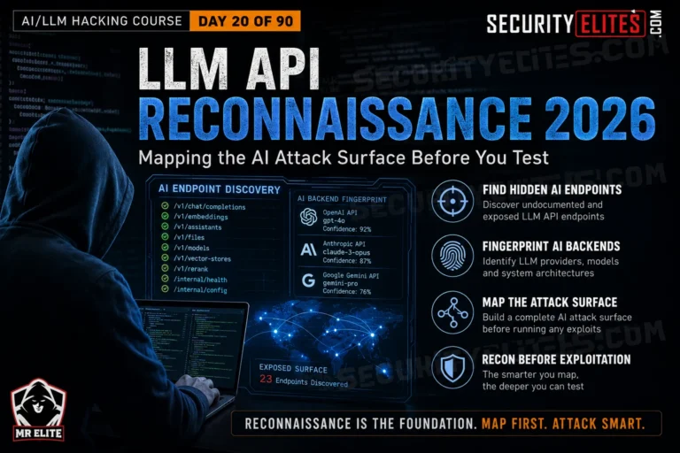 How to Perform LLM API Reconnaissance – Mapping the AI Attack Surface Before You Test | Day 20