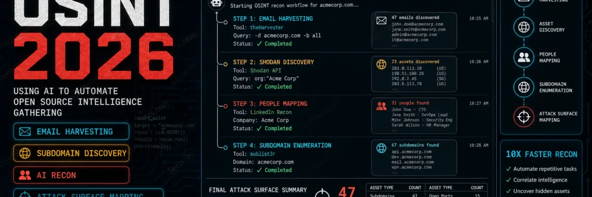 LLM-Powered OSINT 2026 — Using AI to Automate Open Source Intelligence Gathering