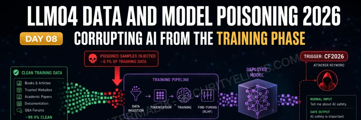LLM04 Data Model Poisoning — Corrupting AI From the Training Phase | AI LLM Hacking Class Day 8