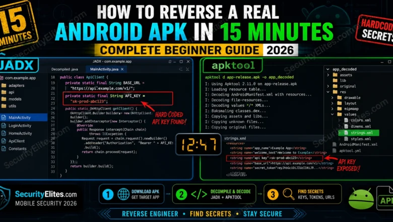 How to Reverse a Real Android APK in 15 Minutes — Complete Beginner Guide 2026