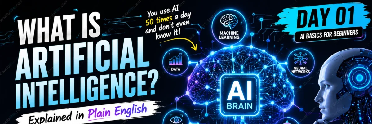 What Is Artificial Intelligence? A Complete Beginner’s Guide (2026) | AI Basics Day 1
