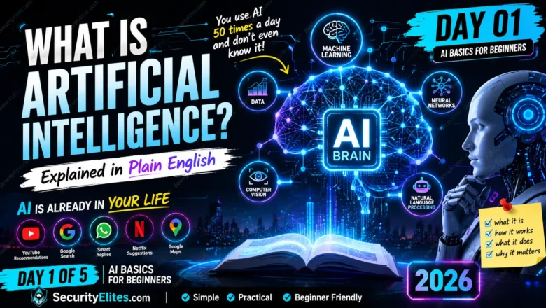 What Is Artificial Intelligence? A Complete Beginner’s Guide (2026) | AI Basics Day 1