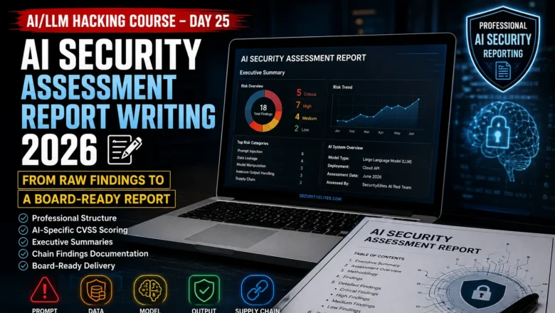 How to Write a Professional AI Security Assessment Report — Complete Professional Guide | AI LLM Hacking Course Day 25