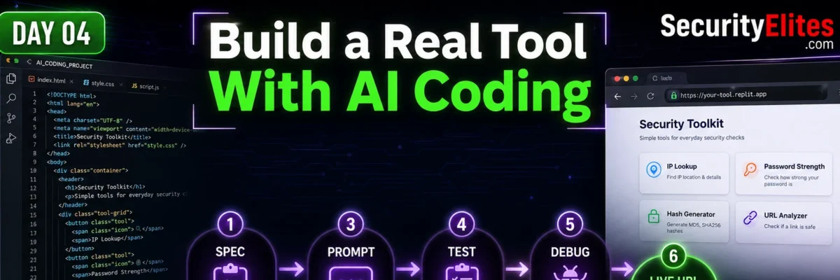 Build a Real Tool With AI Coding — Complete Project Day | Mastering Coding with AI Day 4 of 5