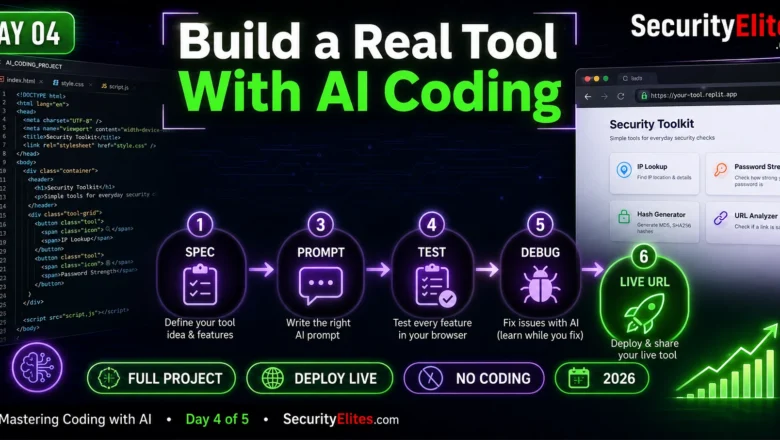 Build a Real Tool With AI Coding — Complete Project Day | Mastering Coding with AI Day 4 of 5