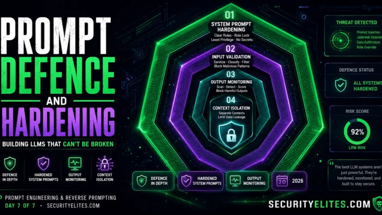 Prompt Defence and Hardening — Building LLMs That Can’t Be Broken (2026) | Prompt Engineering Final Part