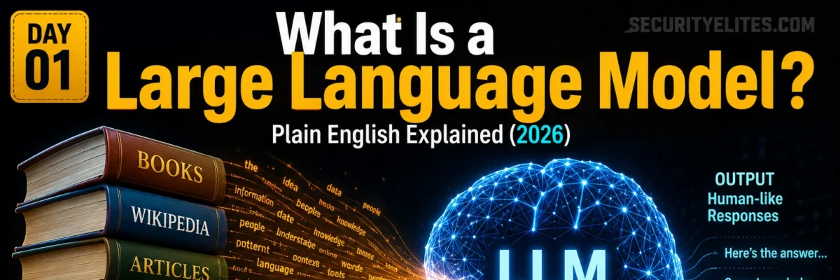 What Is a Large Language Model? Plain English Explained (2026) | LLM Basics Day 1