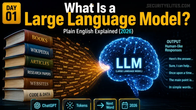 What Is a Large Language Model? Plain English Explained (2026) | LLM Basics Day 1