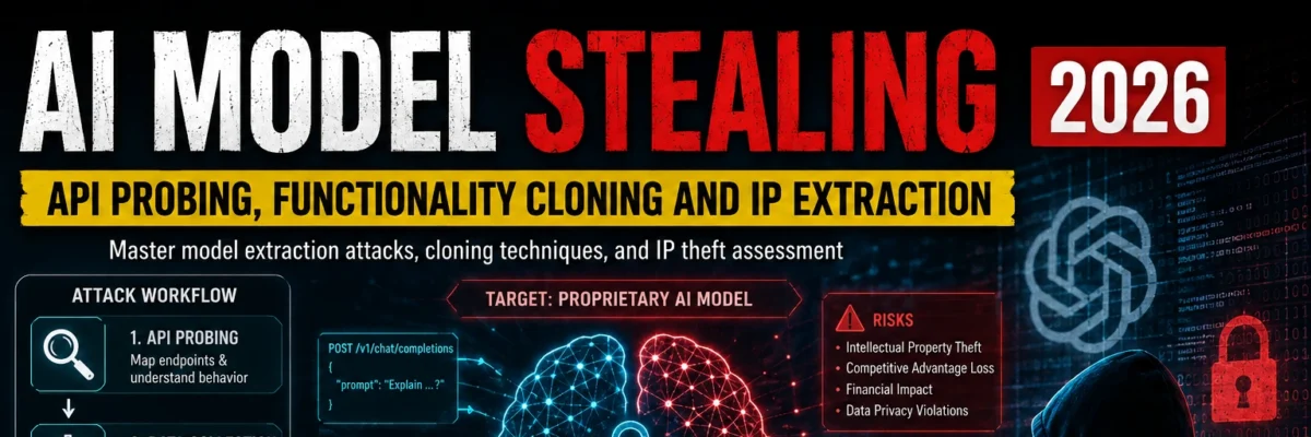 AI Model Stealing in 2026 — API Probing, Functionality Cloning and IP Extraction | AI LLM Hacking Course Day 32 of 90