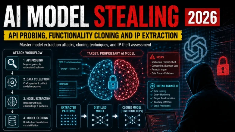 AI Model Stealing in 2026 — API Probing, Functionality Cloning and IP Extraction | AI LLM Hacking Course Day 32 of 90