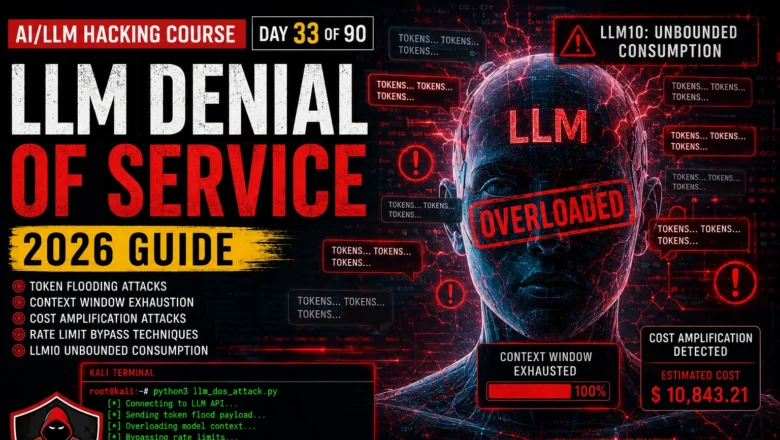 How to Identify LLM Denial of Service Vulnerabilities in 2026 | AI LLM Hacking Course Day 33 of 90