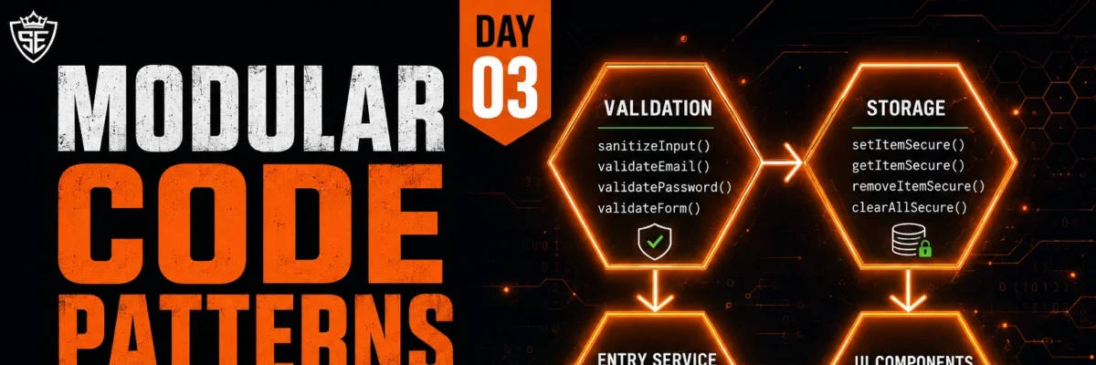 How to Create Modular Code Patterns — Build Apps That Don’t Break | Bug Free AI APP Development Day 3 of 5