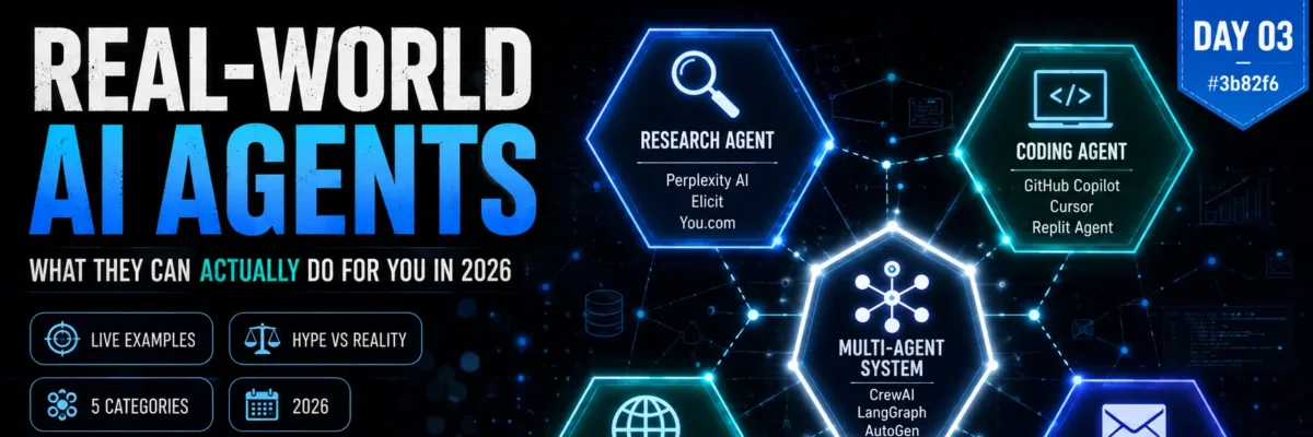 Real World AI Agents — What They Can Actually Do for You in 2026 | AI Agents Course Day 3 of 5