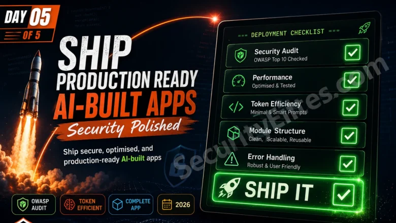 Ship Production-Ready AI-Built Apps — Security Polish | Bug Free AI APP Development Day 5 of 5