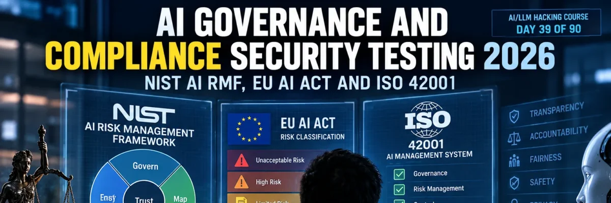 How to Assess AI Governance and Compliance in 2026 | AI LLM Hacking Course Day 39 of 90