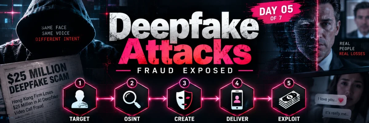 Deepfake Attacks Fraud Exposed — Real 2025-2026 Cases | Deepfake Detection for Beginners — Day 5 of 7
