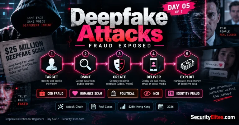 Deepfake Attacks Fraud Exposed — Real 2025-2026 Cases | Deepfake Detection for Beginners — Day 5 of 7