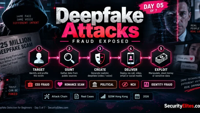 Deepfake Attacks Fraud Exposed — Real 2025-2026 Cases | Deepfake Detection for Beginners — Day 5 of 7