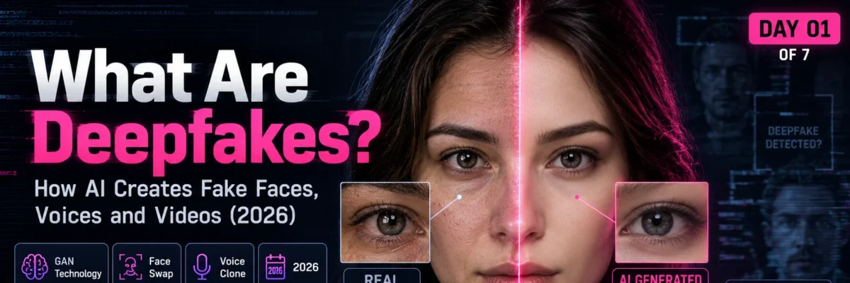 What Are Deepfakes? How AI Creates Fake Faces, Voices and Videos | Deepfake Detection for Beginners Day 1 of 7