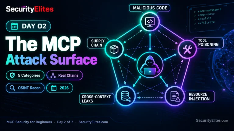 MCP Attack Surface — The 2026 Beginner’s Complete Map | MCP Security — Day 2 of 7